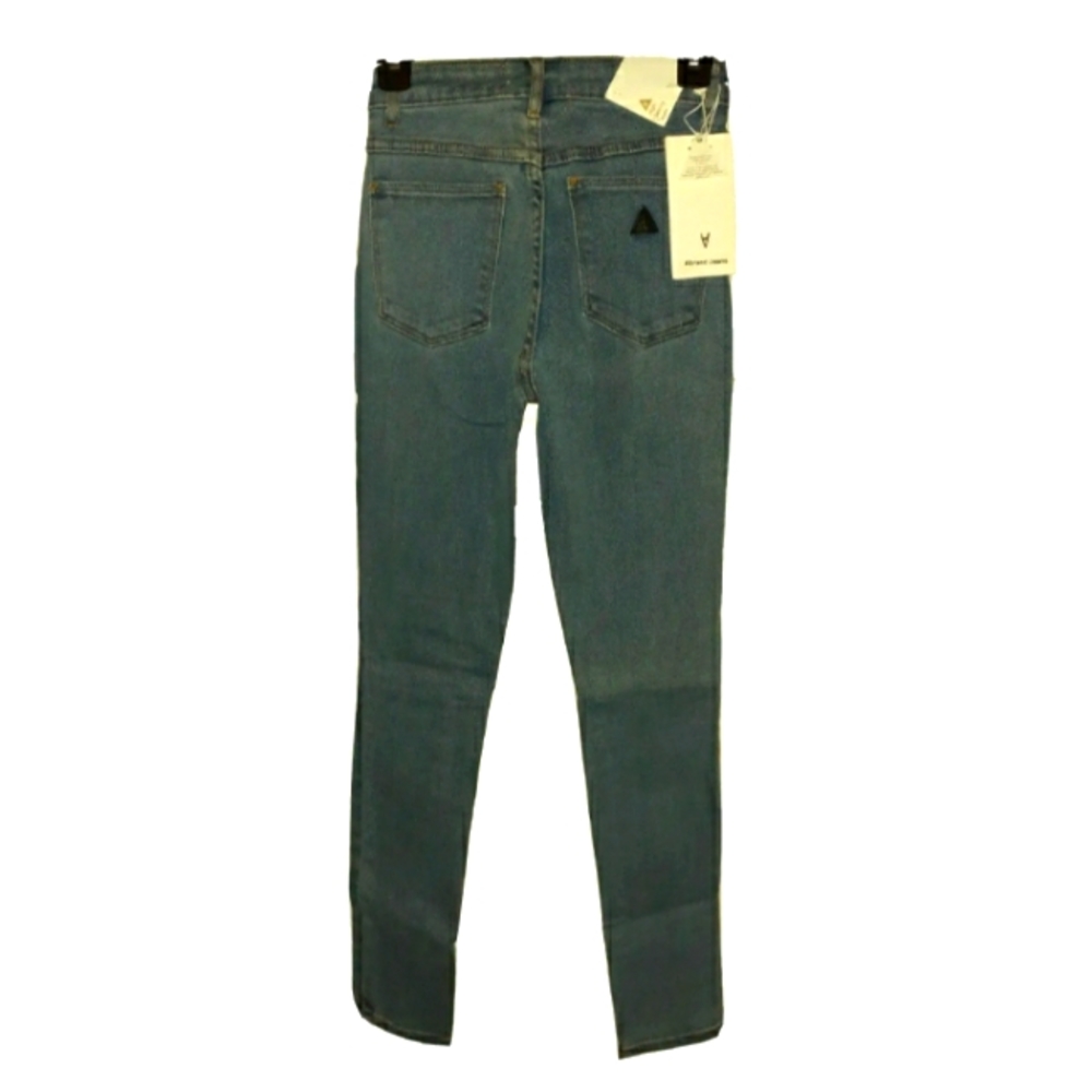 New Abrand Sz 8 Skinny Ankle Basher High Rise Stretch Denim Blue Jeans